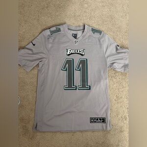 Nike Gray Philadelphia Eagles #11 Football Jersey